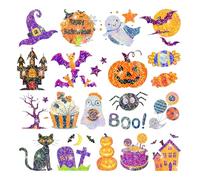 Leesgel Halloween Glitter Tattoos for Kids, 280pcs Temporary Tattoo Stickers for Halloween Costumes Decorations Make Up Toys, Party Bag Fillers for Boys Girls Halloween Games Treats Activities
