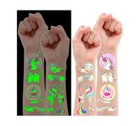 Leesgel Luminous Tattoos Party Bag Fillers for Kids, Unicorns