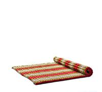 Leewadee Extra Wide Rollable Thai Mat 190 x 145 cm - Kapok Floor Mat for 2 People & Thai Massage Futon Alternative
