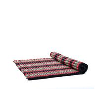 Leewadee Extra Wide Rollable Thai Mat 190 x 145 cm - Kapok Floor Mat for 2 People & Thai Massage Futon Alternative
