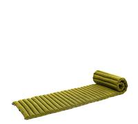 Leewadee - Foldable Floor Mattress - Japanese Roll Up Futon -Trifold Tatami Mat- Guest Floor Bed - Camping Mattress - Thai Massage Mat, Kapok Filled, 190 x 50 cm, Green