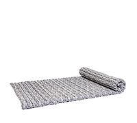 Leewadee - Kapok Roll Mat - Handcrafted Folding Sleep & Relaxation Mattress from Thailand, Ideal as Guest Bed, Camping Mat, Yoga Mat or Traditional Futon, 190 x 100 cm, Blue White