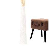 Leewadee Large Floor Vase 65 cm Mango Wood for Pampas Grass, Dried Flowers