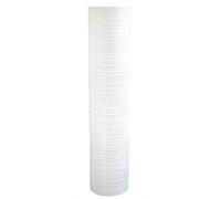 Leewadee Large Floor Vase 85 cm Mango Wood for Pampas Grass, Dried Flowers