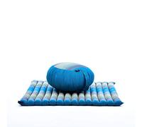 Leewadee Meditation Cushion Zafu & Zabuton Set 70 x 70 cm Kapok Zazen