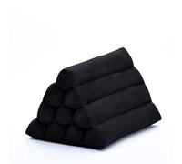 Leewadee Thai Triangle Cushion 50 x 33 x 33 cm - Firm Kapok Back Support for Reading, Bed, Sofa & Floor
