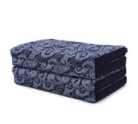 Leewadee Trifold Mattress Standard - Comfortable Thai Massage Pad, Foldable Floor Mattress Filled with Kapok, Perfect to Use as a Sleeping Mat 200 x 70 cm, Blue White