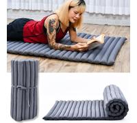 Leewadee Wide Rollable Thai Mat - Kapok Floor Mat for Sleeping & Massage
