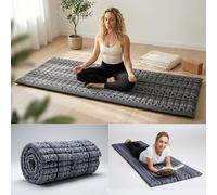 Leewadee Wide Rollable Thai Mat - Kapok Floor Mat for Sleeping & Massage