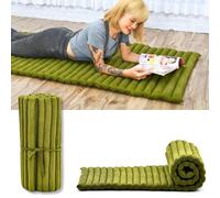 Leewadee Wide Rollable Thai Mat - Kapok Floor Mat for Sleeping & Massage