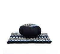 Leewadee Zafu & Zabuton Meditation Set - Kapok Meditation Cushion for Yoga, Zen & Zazen