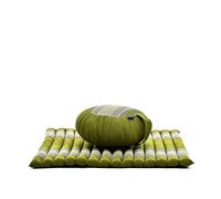 Leewadee Zafu & Zabuton Meditation Set - Kapok Meditation Cushion for Yoga, Zen & Zazen