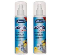 LEEWAY WOODWORK JOHNSONS ANTI-MITE EXTRA - CAGED BIRD 150ML PUMP SPRAY- KILLS MITES, LICE & MORE (2 SPRAYS)
