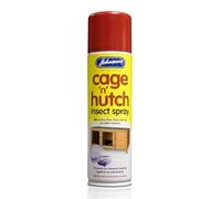 LEEWAY WOODWORK JOHNSONS CAGE 'N' HUTCH SPRAY - PREVENT INSECTS & FLEAS - BEDDING KENNELS BASKET (1 PACK)