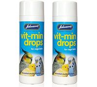 LEEWAY WOODWORK JOHNSONS CAGED BIRD VIT-MIN DROPS 100ML - SUPPLEMENT - HEALTHY PET VITAMIN (2 BOTTLES)