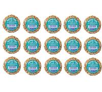 LEEWAY WOODWORK JOHNSONS HONEY RINGS FOR BUDGIES - PACKS 25G EACH PARAKEETS CAGE TREATS SEEDS (15X RINGS)