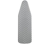 LEEWEITAS Ironing Board Covers, Extra Large Ironing Board Cover with 100% Cotton Top and Thick Padding, Easy Fit and Scorch Resistant (Gray dot, L)