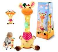 LEEWENYAN Dancing Giraffe Toy - Singing Giraffe Toy with Volume Control, Dancing Plush Toy Repeat What You Say, Soft Toy for Baby Toddler Encourage Speech, Suitable Gifts or Decoration