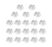Leewoth 20pcs Bottom Rail Button Clear Color Blinds Bottom Rail Ladder Cord Plugs fit The Hole with (3/4") Inside a Bottom Rail