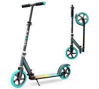 LEEYV kick-scooter LY205, Scooter for Kids 6-12 & Adults, Max Load 220 LBS, Adjustable Height, Lightweight 2-Wheel, Foldable Kids Scooter with Big Wheels