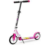 LEEYV kick-scooter LY205, Scooter for Kids 6-12 & Adults, Max Load 220 LBS, Adjustable Height, Lightweight 2-Wheel, Foldable Kids Scooter with Big Wheels