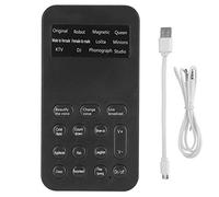 LEEZAD Sound Changer, Various Languages Voice Changes Voice Beautification 8 Fixed Sound Effects One Key Voice Change Sound Card for Phones Computers Live Call