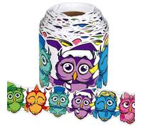 Leezead Owl Bulletin Board Border, 65.6Ft Halloween Owls Bulletin Border Owls Themed Halloween Classroom Borders for Halloween Party Classroom Office Home Chalkboard Whiteboard Wall Decor