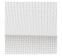 LEFAH 9 Count (9 CT) 50X50cm Aida Cloth Cross Stitch Fabric White/Red/Black (Color : See photo-01, Size : 9CT_50*50CM)