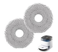 LEFANT 2 Pcs Replacement Vacuum Mopping Cloth Pads Compatible with M3 Robot Vacuum Cleaner, Reusable Cleaning Soft Pad