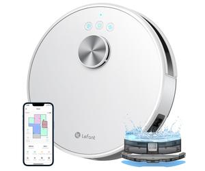 Lefant M1 Robot Vacuum Cleaner 5500 Pa, LiDAR Navigation, Multi-Stage Mapping, Alexa, App & Wi-Fi Control, for Animal Hair, Carpets & Hard Floors