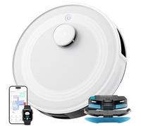 Lefant M2 Robot Vacuum Cleaner with Mop Room Mapping, 6000Pa, dToF Laser Navigation, 140 Minute, 2.4G/5G Wi-Fi/App/Alexa, Customizable Cleaning, Ideal for Carpets, Hard Floors and Many Furnished Homes