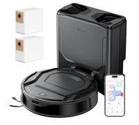 Lefant M210 PLUS Robot Vacuum Cleaner with Mop, 6000Pa Strong Suction, 75-Day Self-Emptying, ToF Laser Mapping, Smart Obstacle Avoidance, 150 Min Runtime, Slim Design, Ideal for Pet Hair and Carpets