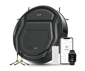 Lefant M210P Robot Vacuum Cleaner, Featured Carpet Cleaner Small Robot 7.8cm Thin 28cm DIA, Robotic Vacuum Alexa Voice Control Self-Charging Ideal for Pet Hair Hard Floor and Carpet