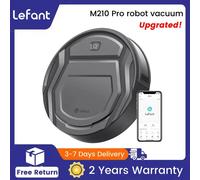 Lefant M210P Robot Vacuum Cleaner Remote Control, Featured Carpet Cleaner Small Robot 7.8cm Thin 28cm DIA, Robotic Vacuum Alexa M210P-Champagne-UK