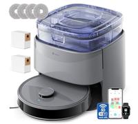 Lefant M3 Max Robot Vacuum Cleaner with Mop, All-in-One Station with 20,000Pa Suction, Self-Emptying & Auto Mop Wash & Dry, dToF Laser Navigation, APP/Alexa Control, Works on WiFi 2.4G & 5G