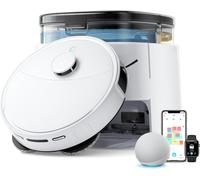 Lefant M3 Robot Vacuum Cleaner, All-in-One Base Station, 12,000Pa Suction, 220Min Battery, DToF Navigation, PSD Obstacle Avoidance Technology, Double Rotary Cloth