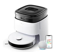 Lefant M3 Robot Vacuum Cleaner with Mop, All-in-One Station with 12,000Pa Suction, Self-Emptying & Refilling, Auto Mop Wash & Dry, dToF Laser Navigation, APP/Alexa Control, Works on WiFi 2.4G & 5G