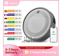 Lefant M310 Robot Vacuum Cleaner 4500PA Powerful Suction 180 Minutes,App/Alexa Control Ideal for Pet Hair and Hard Floors Black