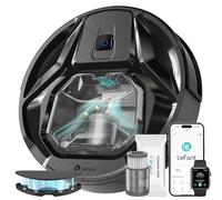 Lefant M320 Robot Vacuum, 6000Pa Strong Suction, 7.9cm Slim, 28cm DIA, 210min Runtime, Automatic Carpet Detection, Disposable Mop Pads, 2.4G Wi-Fi, Alexa/APP Control, Ideal for Pet Hair & Hard Floors