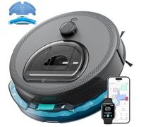 Lefant M330 Pro Robot Vacuum Cleaner with Mop, 5000Pa Suction, dToF Laser Navigation | 190° Obstacle Detection, WiFi 2.4G/5G & App/Alexa Control,150 Mins Runtime, Grey