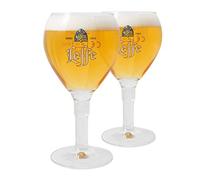 Leffe Glasses Set of 2 Beer Goblet 33 cl Belgian Beer Glass (2)