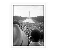 Leffler Civil Rights March Washington USA 1963 Photo Artwork Framed Wall Art Print 18X24 Inch