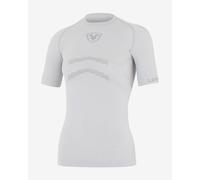 Leffort Pro 3D Seamless Short Sleeve T-Shirt Grey Black Women - XXS-XS