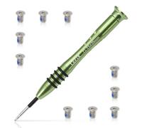 LeFix 10 x M2.5 x 4 Screws T5 Torx Compatible with DELL XPS 17 9700 9710 9720|Precision 5750 5760 5770 Base Underside,Silver,T5 Screwdriver Included