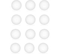 LeFix 12 Pcs 1.5cm Diameter Silicone Rubber Feet with Adhesive Compatible with Dell Asus Lenovo HP Laptop Computer Case Keyboard Riser Device Feet Multipurpose White