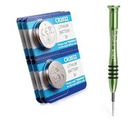 LeFix Battery Replacement Kit for Keys-to-Go 2 Keyboard, CR2032 3V Lithium Battery, Includes Opening Tool, 2 Pack