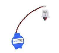 LeFix CMOS Battery for Intel NUC and AsRock AM1H-ITX Motherboard - Laptop Backup BIOS RTC 3V CR 2032 Battery Connector Reverse Polarity