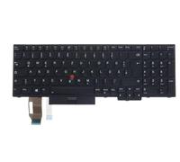 LeFix Original German Keyboard with Backlight for Lenovo Thinkpad E580 E585 E590 E595|T590 |L580 L590 |P52 P53 P53s,P72 P73|Black