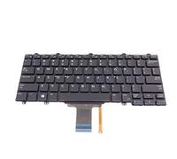 LeFix Replacement US Keyboard(Without Frame and Stick Point) for DELL Latitude Latitude E5250 E5270 E7250 E7270 DP/N:03P2DR