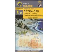 Lefka Ori, Sfakia - Pahnes 1.25.000 topographic hiking map & guide (White Mountains, Crete)